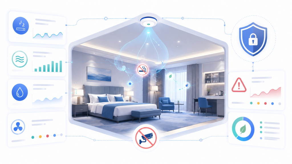 HOW HOTELS CAN DETECT SMOKING IN NON-SMOKING ROOMS WITHOUT INVADING GUEST PRIVACY